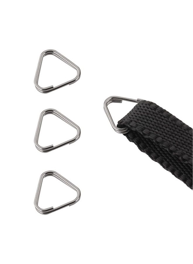 Foto&Tech 4 Pieces Lug Ring Camera Strap, Triangle Split Ring Hook, Compatible with Fujifilm Lecia Nikon Canon Sony Olympus Pentax Panasonic SLR RF Mirrorless Camera (Regular) - Image 4