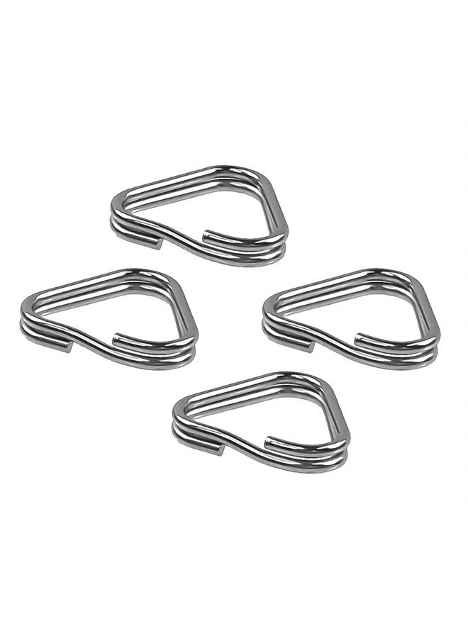 Foto&Tech 4 Pieces Lug Ring Camera Strap, Triangle Split Ring Hook, Compatible with Fujifilm Lecia Nikon Canon Sony Olympus Pentax Panasonic SLR RF Mirrorless Camera (Regular) - Image 1