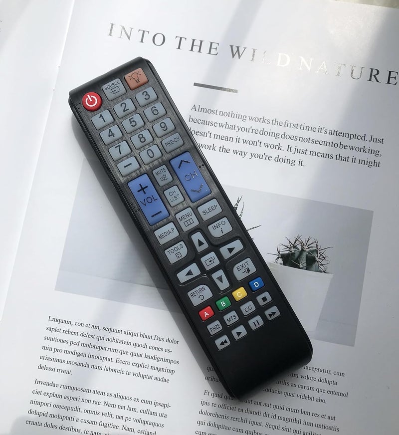 BOMAZ Replacement Remote Control for Samsung UN24H4000 UN24H4000AF UN28H4000 LED TV (2014 Model) - Image 2