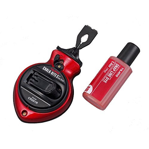 Tajima خط الطباشير TAJIMA - صندوق الطباشير Chalk-Rite II مع خط 1 مم إضافي سميك وسرعة استرجاع سريعة بخمس تروس - CR201R-PR - Image 3