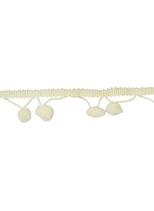 GOELX Pom Pom lace White 9 Meters Bundle for Decorations/Borders/Crafts  - Image 2