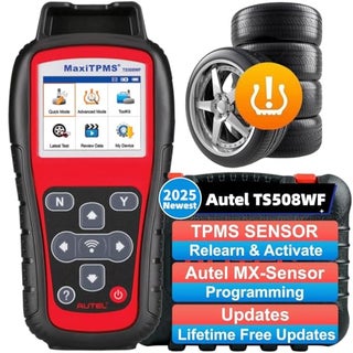 Autel MaxiTPMS TS508WF TPMS Programming Tool, 2025 WiFi Ver. of TS601 TS508 TS501 TS408, Activate/Relearn TPMS Sensors, Program MX Sensor, TPMS Diagnosis, Read/Clear TPMS Code, Free Lifetime Update - pzsku/Z8C4ABABEBED6A1FECB5EZ/45/1756205123/acb763cd-9cb2-4898-bdd7-13f4a0c6fa73