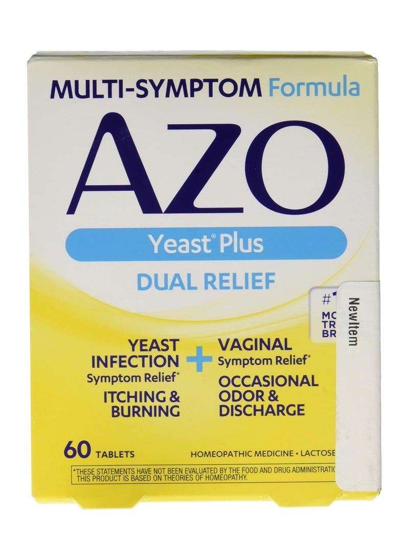 Azo, Yeast Plus, 60 tablets - pzsku/Z8C4ABD768D1653BE633CZ/45/_/1729489109/0d7af3e0-ff29-494e-8edc-4d8a011c603b