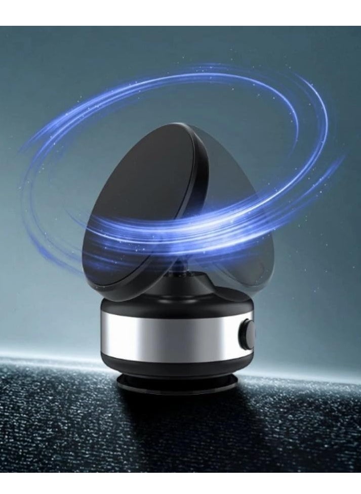 ELTRAZONE Wireless Vacuum Suction Magnetic Car Phone Holder with 360° Rotation – Multi-Functional Secure Car Mount (Black) - Image 5