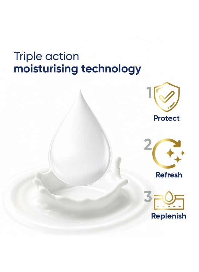 دوف مزيل عرق دوف للنساء للعناية المتقدمة، لون موحد | انتعاش يدوم 72 ساعة | خالٍ من الكحول | تركيبة مرطبة ثلاثية 150 مل - Image 5