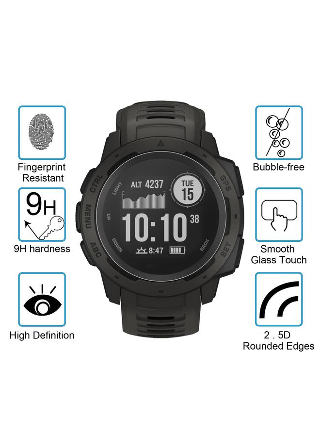 erorex For 37Mm Diameter Circular Dial Smart Watch 0.2Mm 9H Surface Hardness 2.15D Curved Explosion-Proof Tempered Glass Screen Film - Image 3