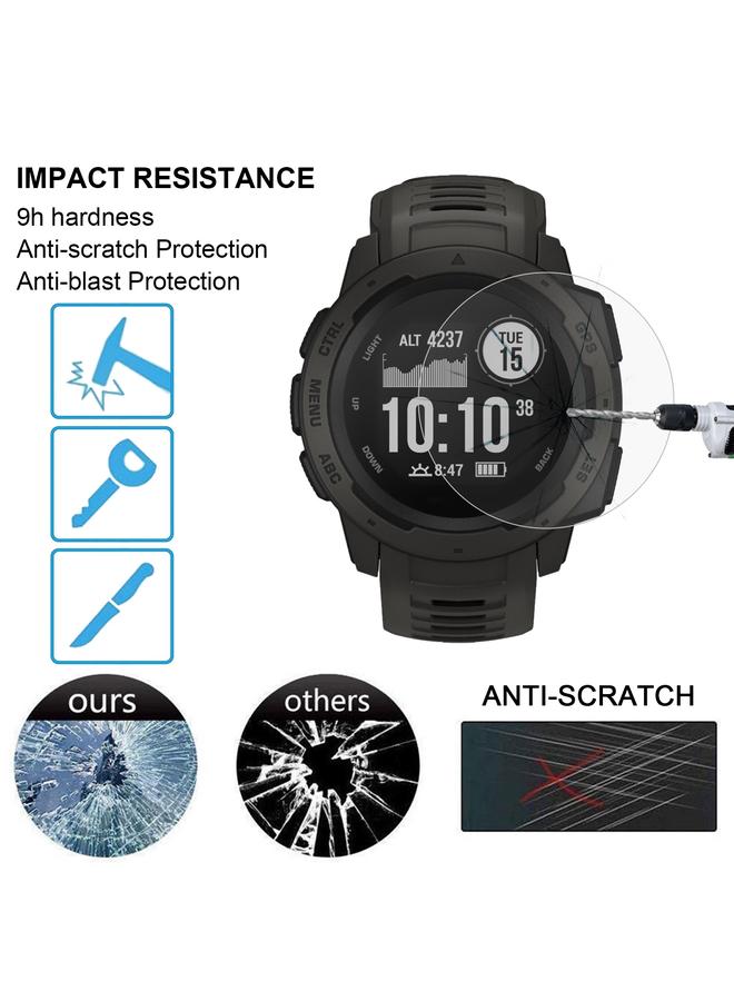 erorex For 37Mm Diameter Circular Dial Smart Watch 0.2Mm 9H Surface Hardness 2.15D Curved Explosion-Proof Tempered Glass Screen Film - Image 4