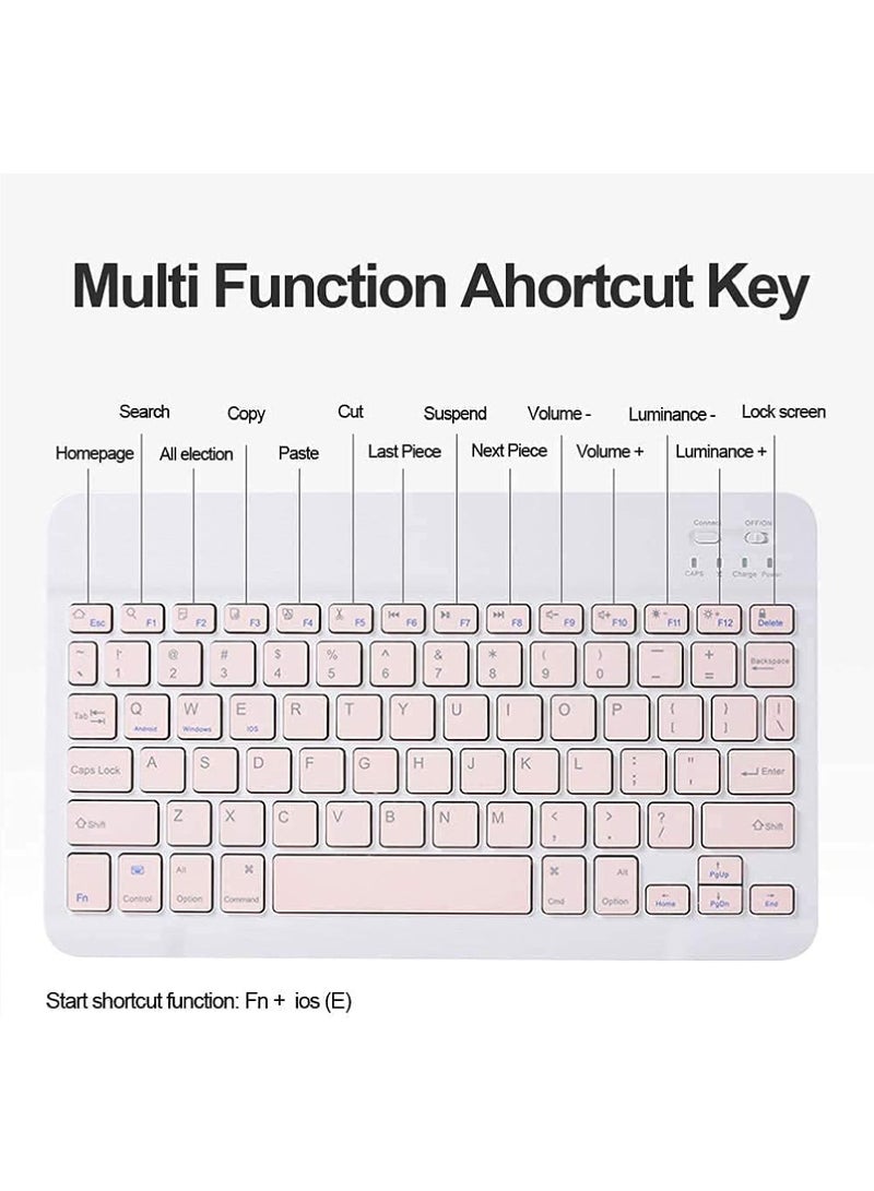 Captaintech iPad Pro 11 M4 Keyboard Case (2024) – Tri-Fold Stand with Pencil Holder u0026 Charging Support ﻿ - Image 5