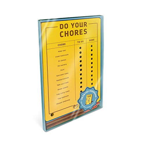 Knock Knock Do Your Chores Desktop Pegboard 6 x 9-inches - Image 2