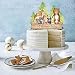 Aukolass Woodland Animals Cake Topper Welcome Baby Theme Super Cute Zoo Cake Picks for Woodland Animal Party Supplies Decorations - Image 4