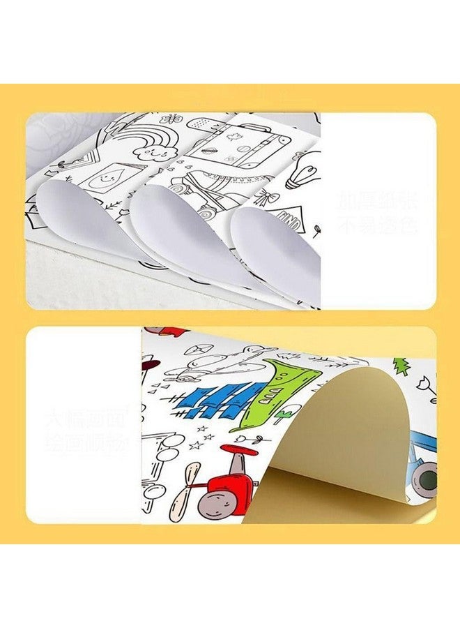 HELIMIX Animal Scroll for Kids Drawing Roll for Cildren Doodle Scroll DIY Painting for Toddlers Boys Girls Educational Toys Adventures (30cm x 3 Meter) 1pack - Image 5