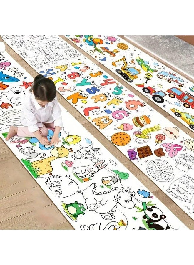 HELIMIX Animal Scroll for Kids Drawing Roll for Cildren Doodle Scroll DIY Painting for Toddlers Boys Girls Educational Toys Adventures (30cm x 3 Meter) 1pack - Image 4