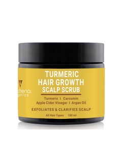 Turmeric Scalp Scrub With Turmeric Extract Turmeric Oil & Carcumin I Removes Dandruff & Built Up 100 Ml