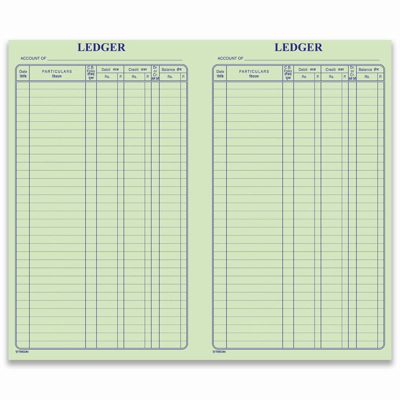Trison Ledger Register | 120 Pages (Including Index Pages) | 19x31 cm | Hardbound | Quire 2 | Pack of 1 - Image 5