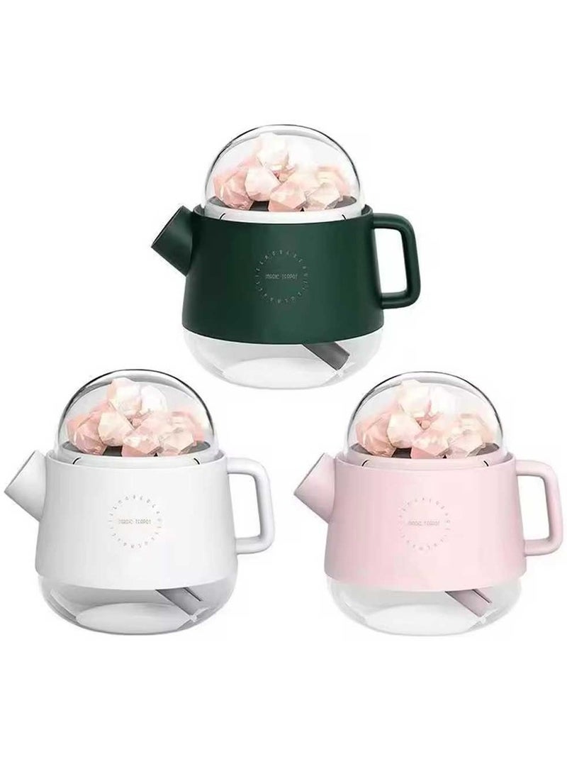 Bakhoan Crystal Salt Stone Humidifier 360mL Kettle Shape & Oil Diffuser Cool Mist Air Humidifier - Image 5