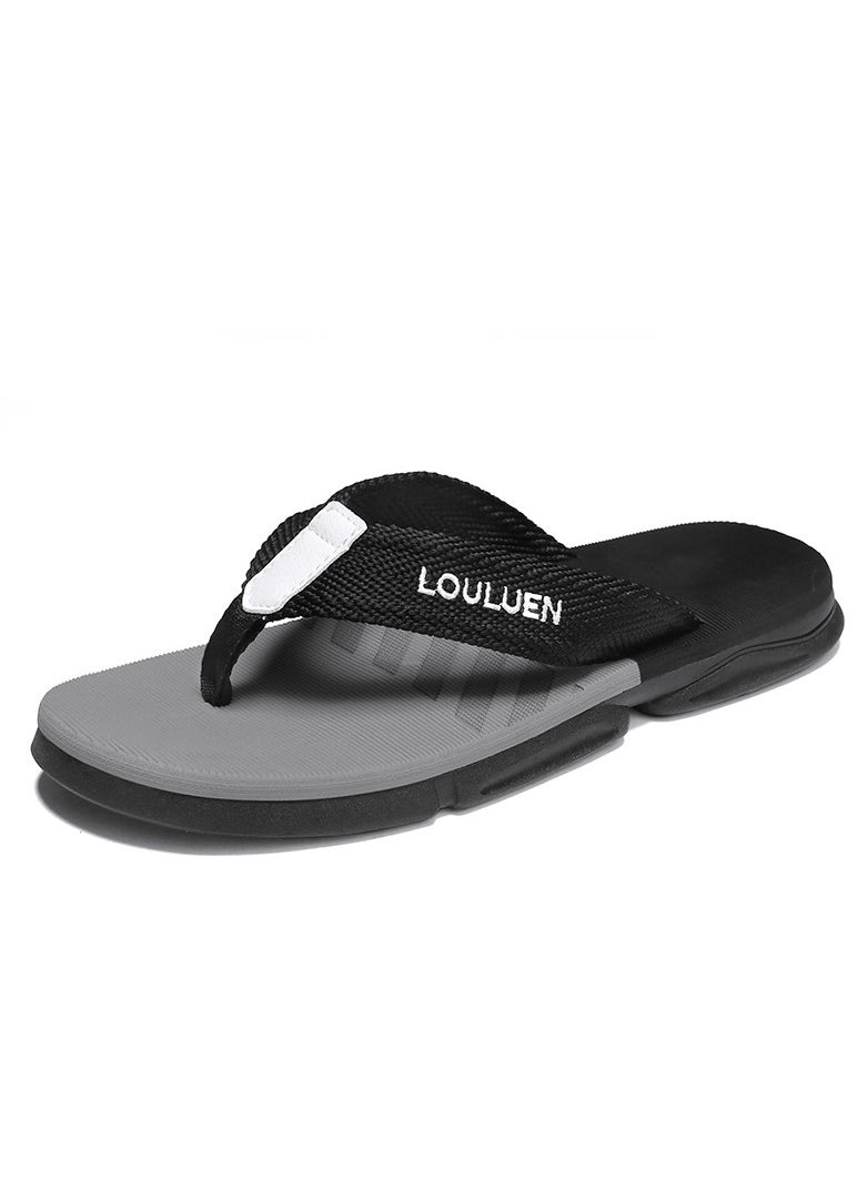 LOULUEN New Fashionable Herringbone Beach Slippers 