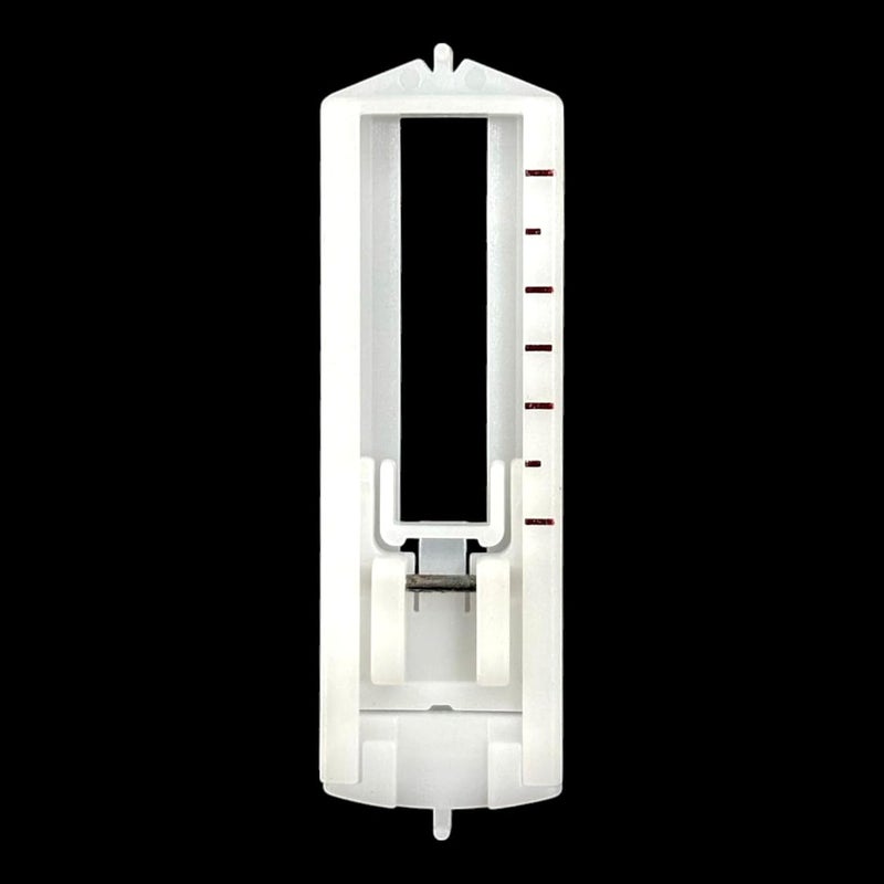Zenith Buttonholer White 4 Step Pressure Foot Snap on Type for Automatic Electric Low Shank Sewing Machines Suitable for Usha Janome Brother Singer etc Steel Finish (Buttonholer White 4 Step) - Image 5
