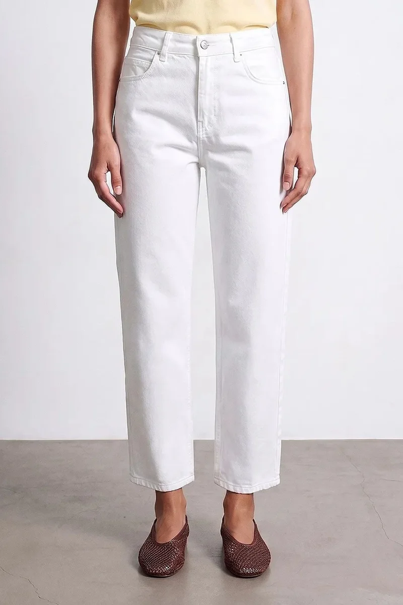 DILVIN High-waist Wide-leg Mom Jeans