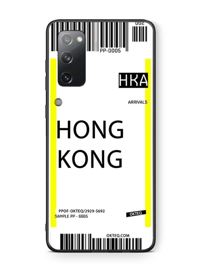 Okteq - TPU Protection and Hybrid Rigid Clear Back Cover Case Hong Kong Airport for Samsung Galaxy S20 FE 4G / Galaxy S20 FE 5G / Galaxy S20 FE 2022 - Image 1