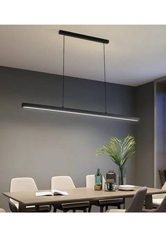 ماركة غير محددة نجف سقف ثريا ليد لون اسود بثلاث اضاءات مقاس الطول 120 سم 55 واط  - Image 3