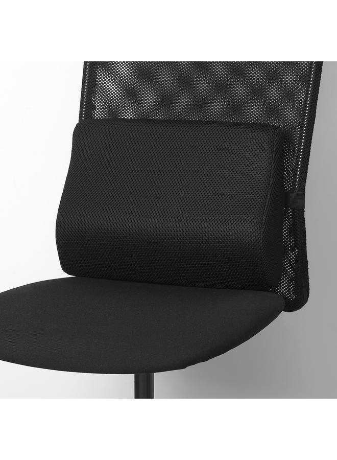 Zaboon Lumbar cushion, black, 31x23 cm - Image 3