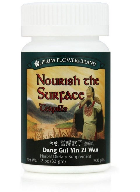 Nourish The Surface Teapills (Dang Gui Yin Zi Wan) 200 Ct Plum Flower