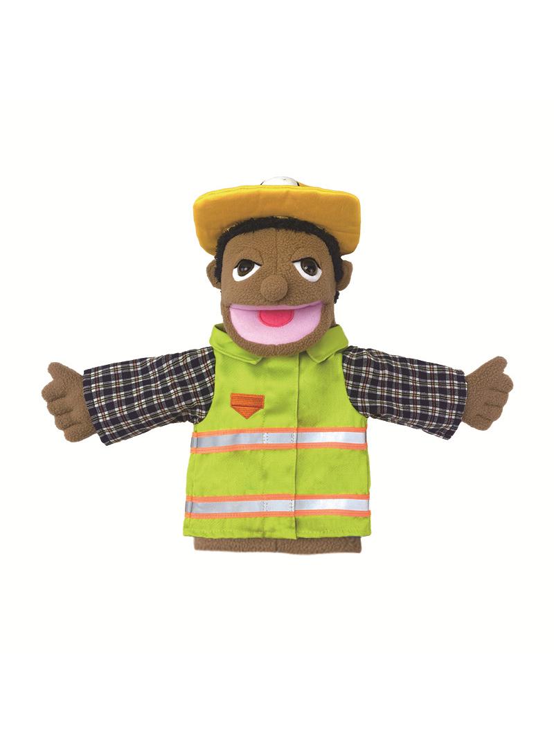 general 1 Pcs Worker Occupation Professional Figurine Role Playing Parent-Child Interaction Toy Family Companionship Plush Doll Figurine Toy Hand Puppet - Image 1