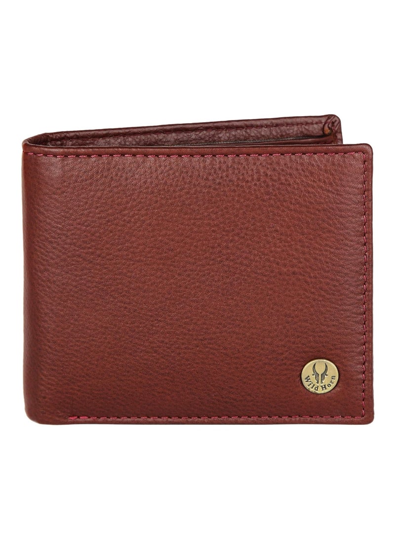 WILDHORN RFID Protected Leather Wallet for Men,Brown - Image 1