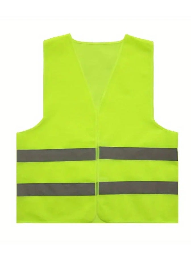 Scrolls Reflective Safety Vests High Visibility Breathable Day Night Warning Jacket for Construction, Traffic, Cycling Safety Purpose Pack of 2  - Image 2