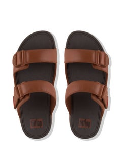 FitFlop 049-217 Fitflop Mens Sandals Gogh Moc Slide L05-277  Dark Tan  - Image 1