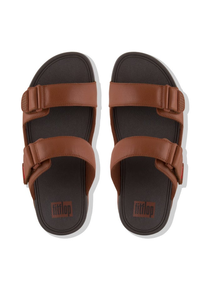 FitFlop 049-217 Fitflop Mens Sandals Gogh Moc Slide L05-277  Dark Tan  - Image 1
