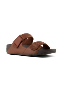 FitFlop 049-217 Fitflop Mens Sandals Gogh Moc Slide L05-277  Dark Tan  - Image 3