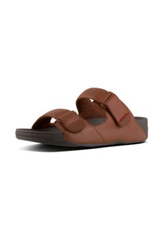 FitFlop 049-217 Fitflop Mens Sandals Gogh Moc Slide L05-277  Dark Tan  - Image 2