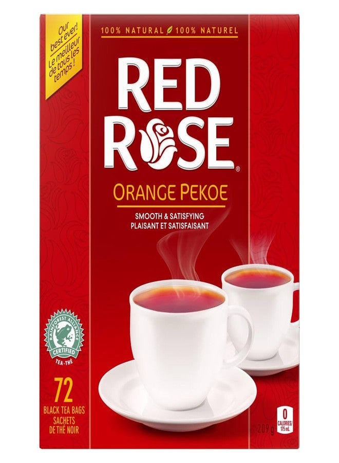 Red Rose Orange Pekoe Tea Bags 72ct, (Imported from Canada) - Image 1