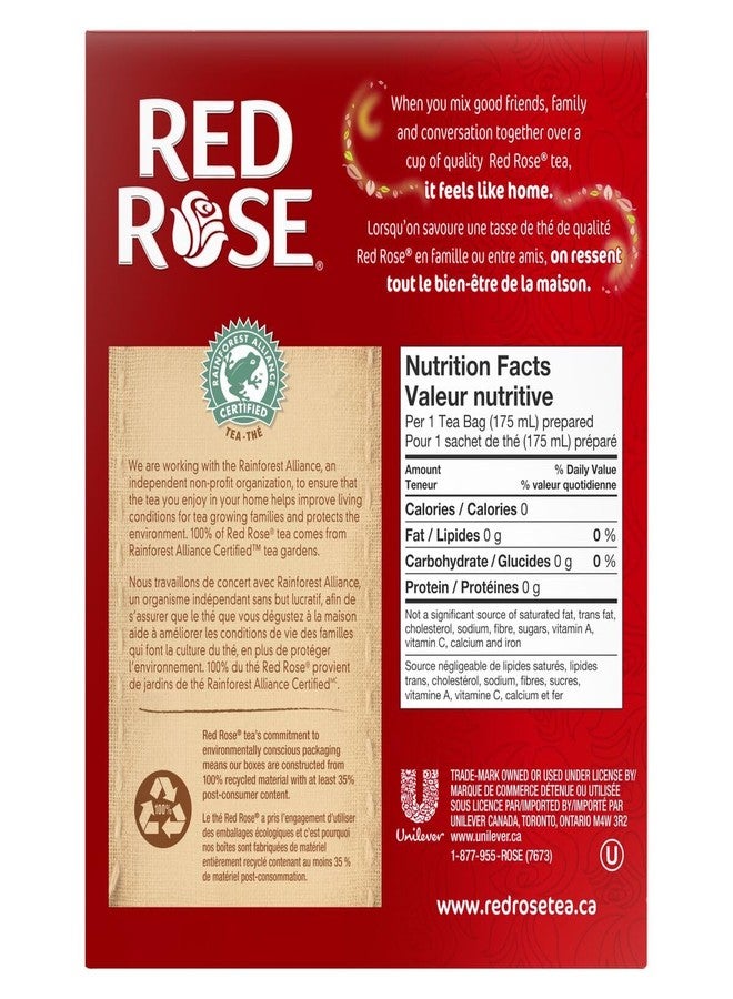 Red Rose Orange Pekoe Tea Bags 72ct, (Imported from Canada) - Image 2