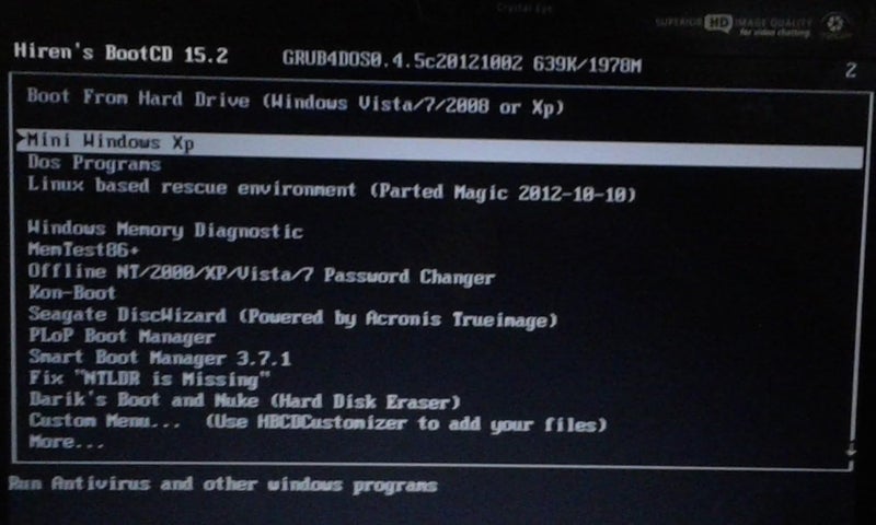 TechGuy4u Hirens Boot CD 15.2 Tool to Fix & Repair All PC Problems - Printed DVD Label - Image 2