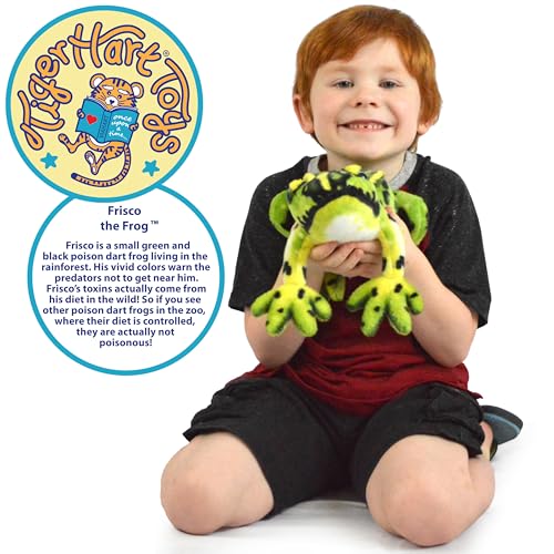 TigerHart Frisco The Frog - 10 Inch Poison Dart Tree Toad Stuffed Animal Plush - Image 2