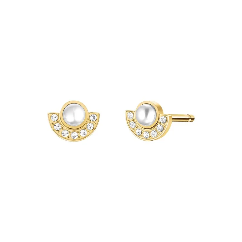 RoseField Rosefield Modern Pearl Studs Gold - JEMPG-J1291