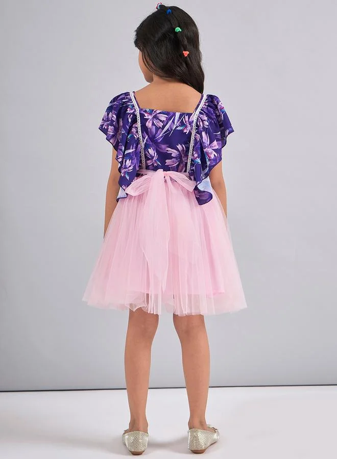 Stylo Bug Floral Chiffon Dress