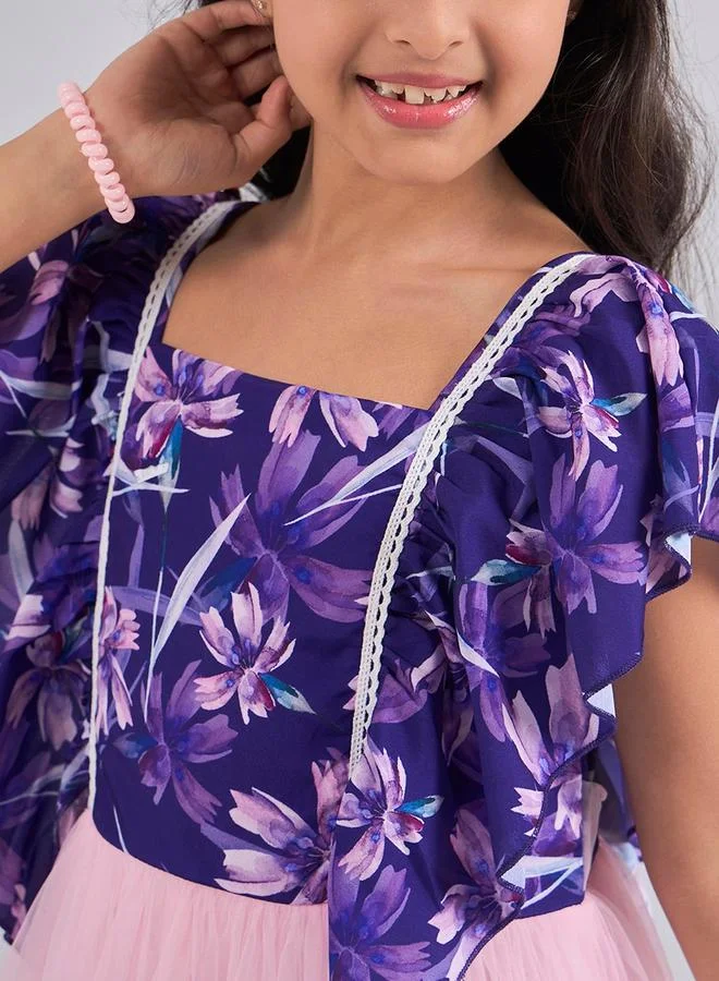 Stylo Bug Floral Chiffon Dress