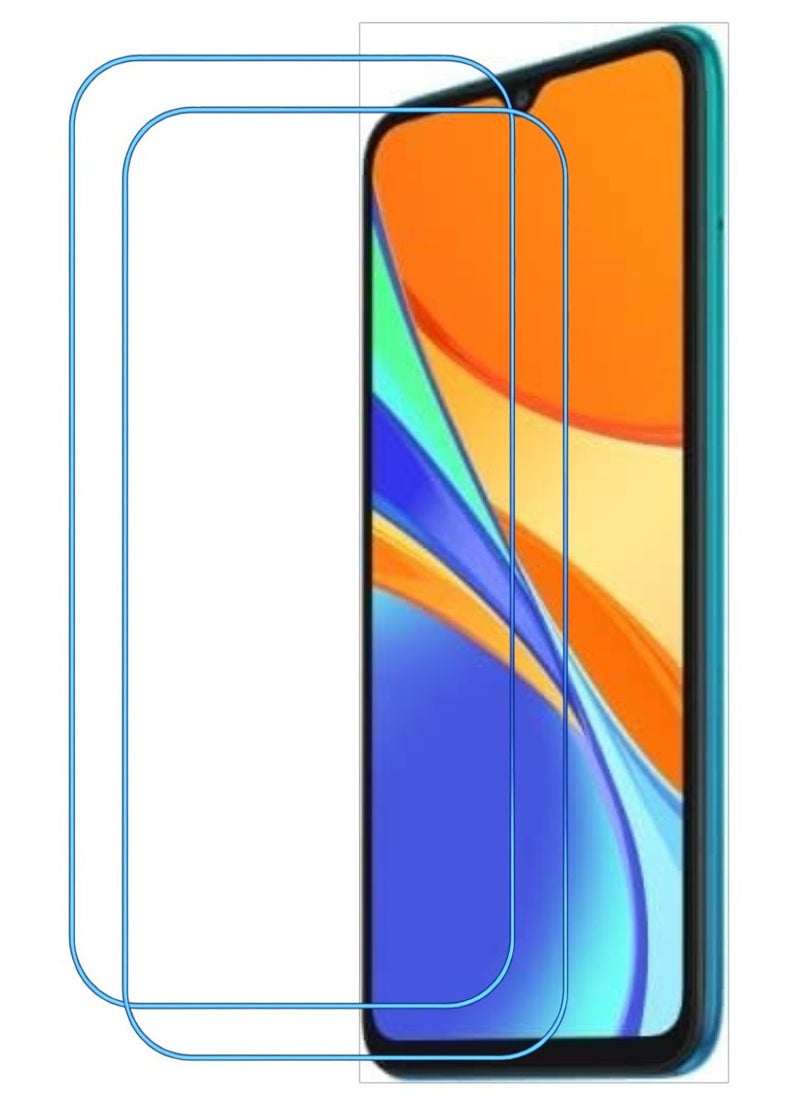 ACLIX 2 Pieces Antistatic ESD Dustproof Premium Quality High Definition Clear Tempered Glass Screen Protector Designed For Xiaomi Redmi 9C - Image 1