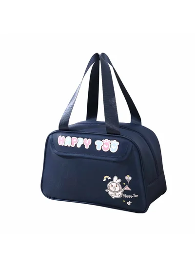 Mobcos Happy Too Design Large Capacity Insulated Lunch Bag Waterproof and Stainproof Meal Tote with Advanced Temperature Retention for Office and School Long Lasting Polyester for Fresh Food and Soup