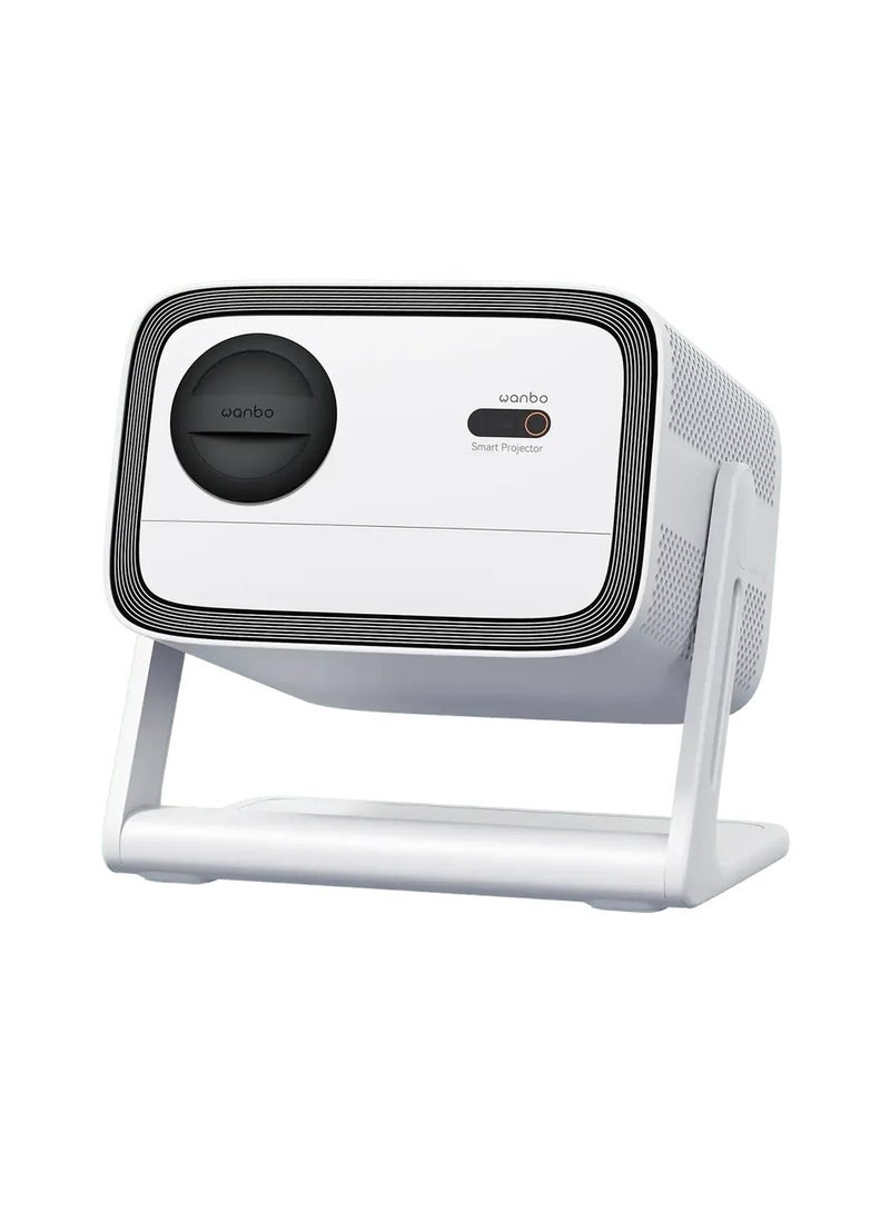wanbo Vali 1 Android 11 Gimbal Projection Smart Projector 900 ANSI ultra High Lumens 1080p HD 12W Hi-Fi Stereo speakers Autofocus, Auto Keystone Correction, obstacle avoidance & smart screen fitting N70389898LEB white - Image 1