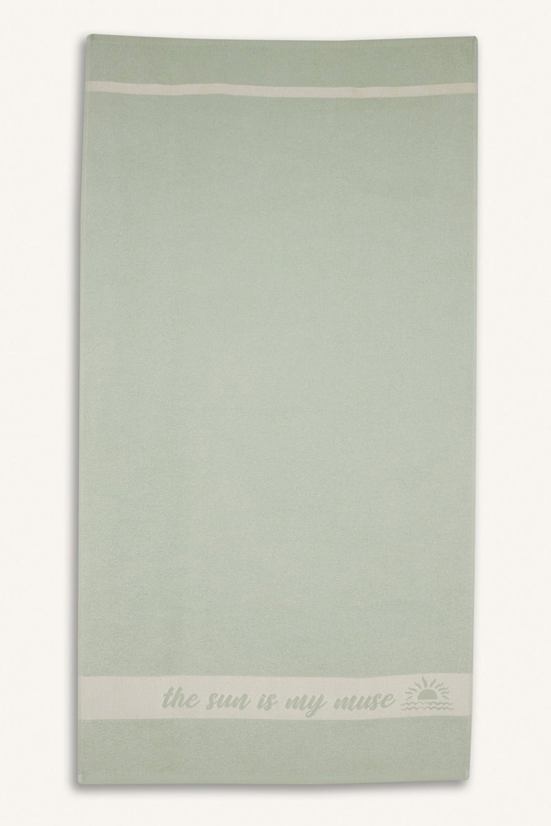 DeFacto Woman Printed Cotton Towel  - Image 1