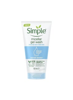 simple Simple Water Boost Micellar Gel Facial Wash, 5 Oz (150 ML) (1 Count)  - Image 1