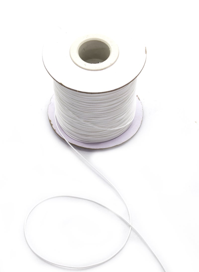 High-Quality Leather Cord - 200 Yards, Available in 0.5mm white - Image 2