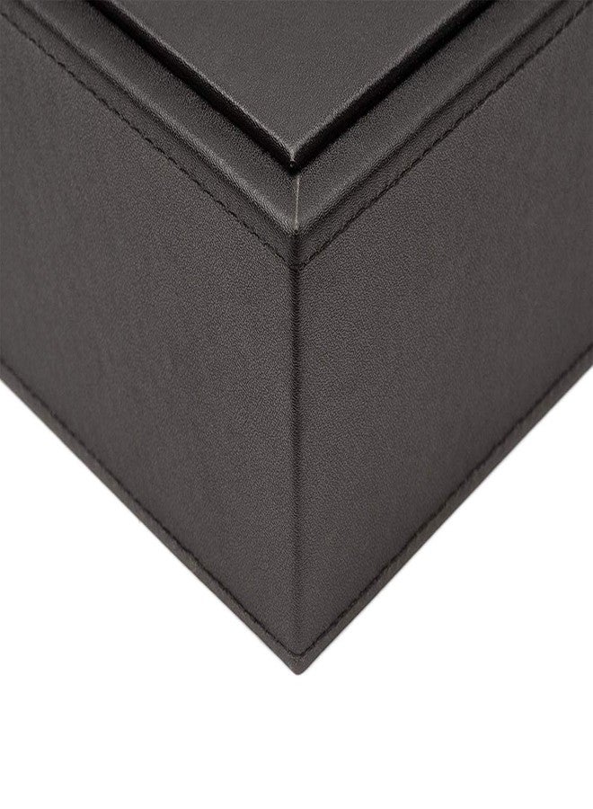 Castle Armory by Castle - Leatherette Two Stackable Paper Trays Desk Organizer - Clutter Organizer for Home, Office, Personal, and Employee Files (Two Paper Trays - Stackable) - Image 5