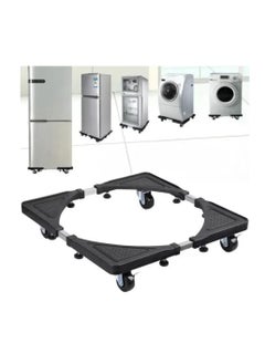Yuwell Washing Machine Stand Fridge Mover Heavy Duty Movable Adjustable 4 Wheels Base Stand For Refrigerator Washing Machine Mover  - Image 2