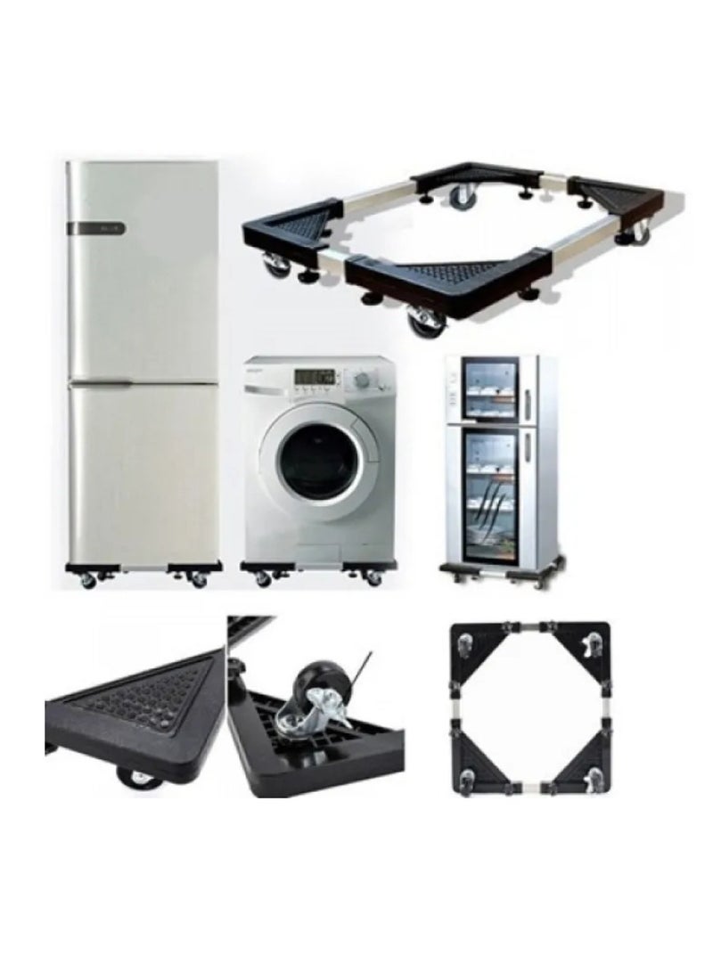 Yuwell Washing Machine Stand Fridge Mover Heavy Duty Movable Adjustable 4 Wheels Base Stand For Refrigerator Washing Machine Mover - Image 1