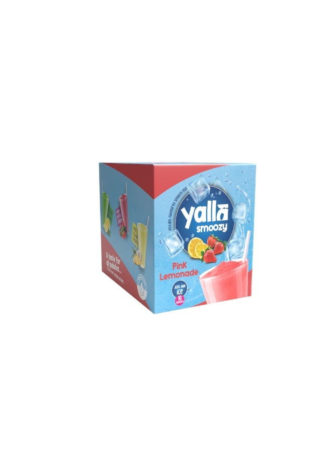 Yalla Smoozy Pink lemonade box 10 Sachets - Image 2
